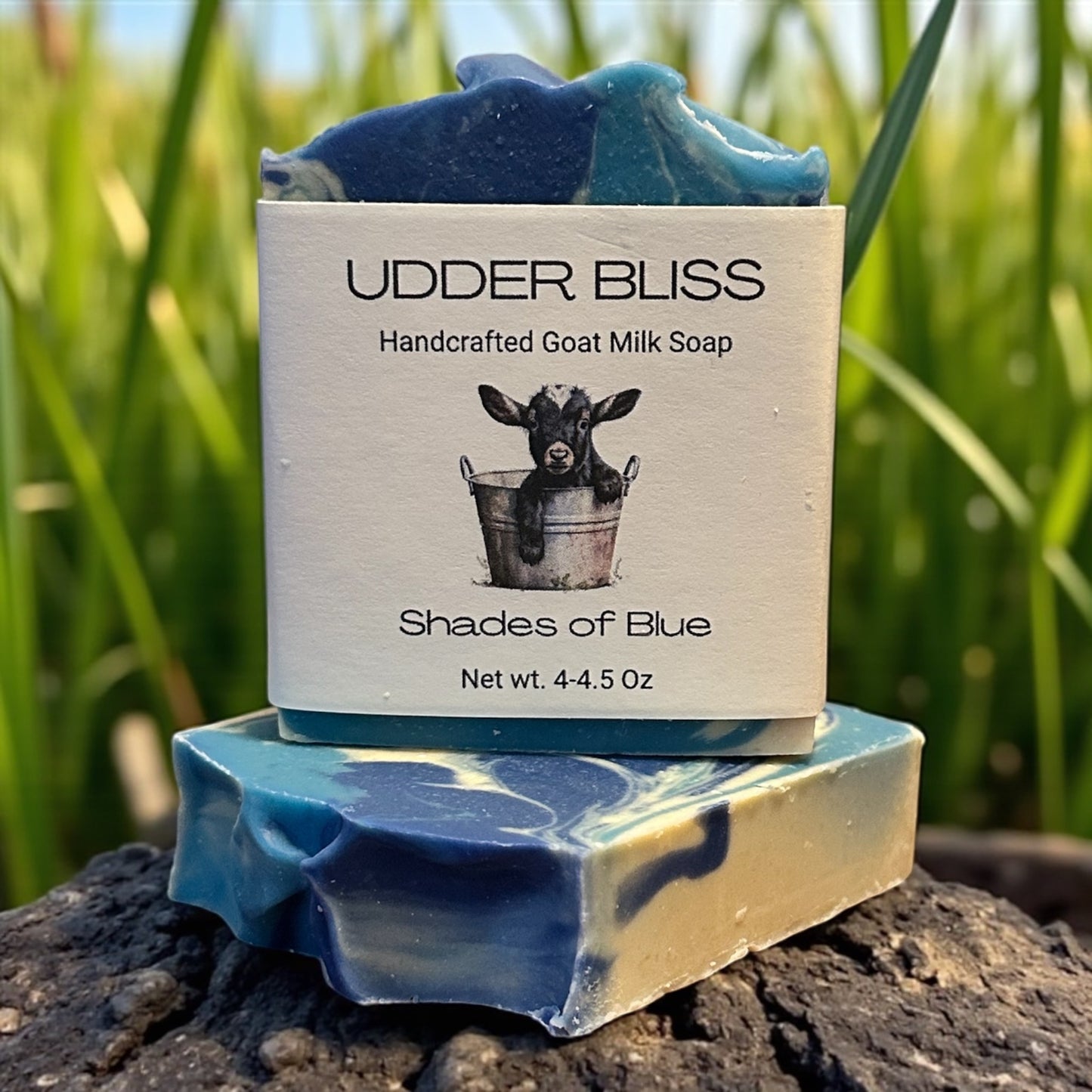 Shades of Blue Goat Milk Soap