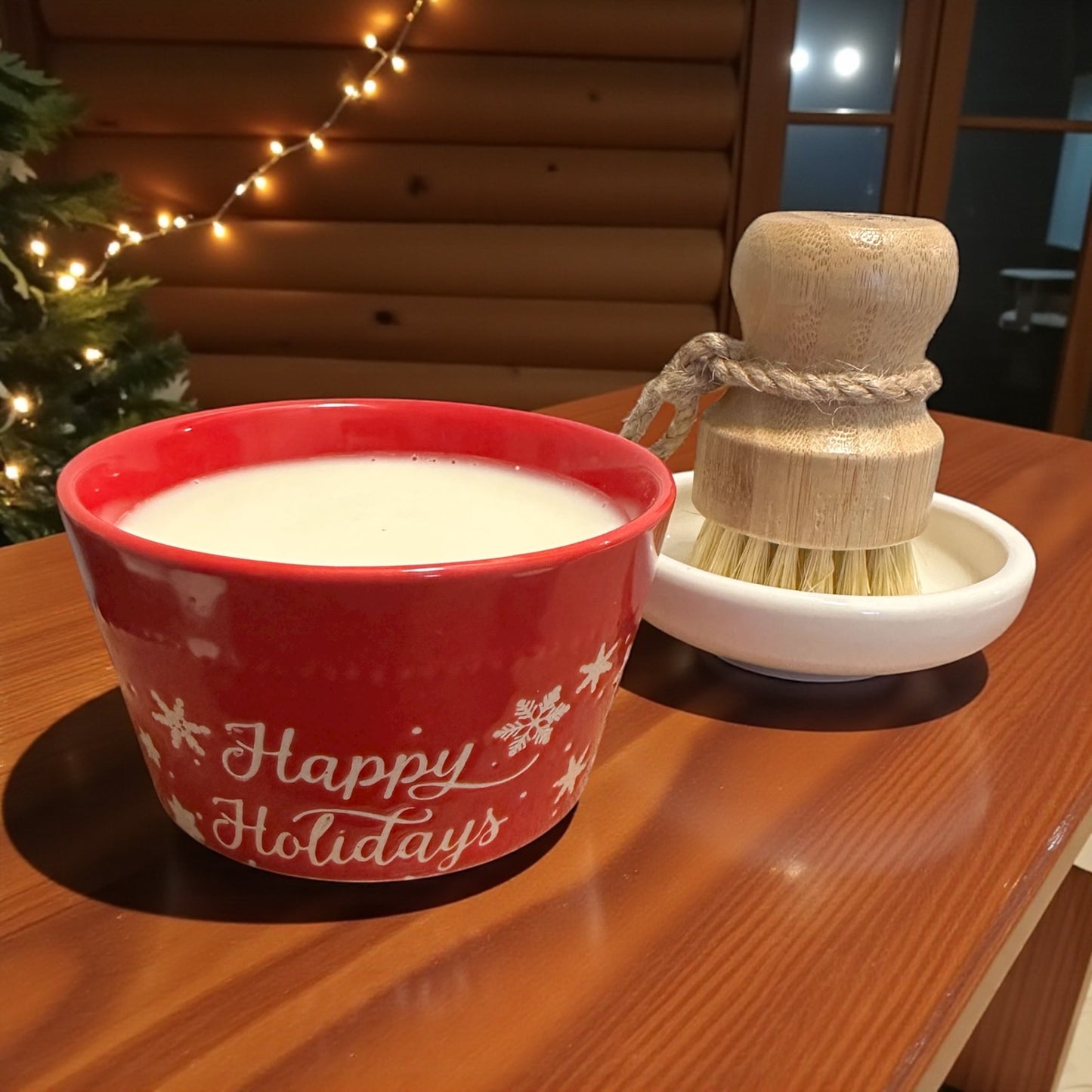 All-Natural Solid Dish Soap Set (Red)