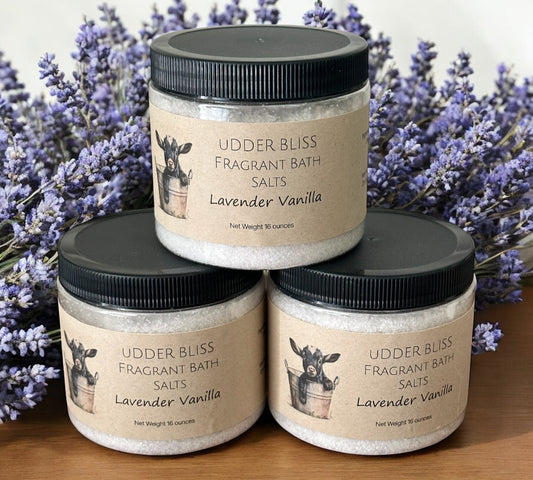Lavender Vanilla Fragrant Bath Salts