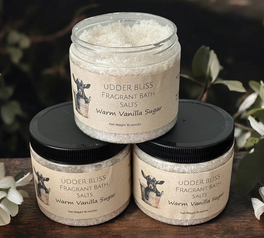 Warm Vanilla Sugar Fragrant Bath Salts