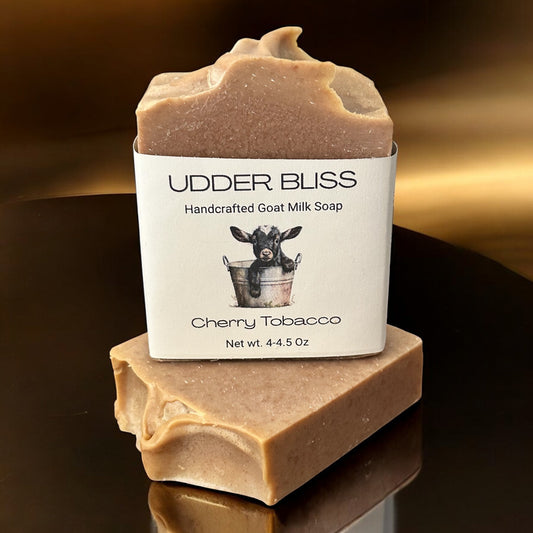 Cherry Tobacco Goat Milk Soap