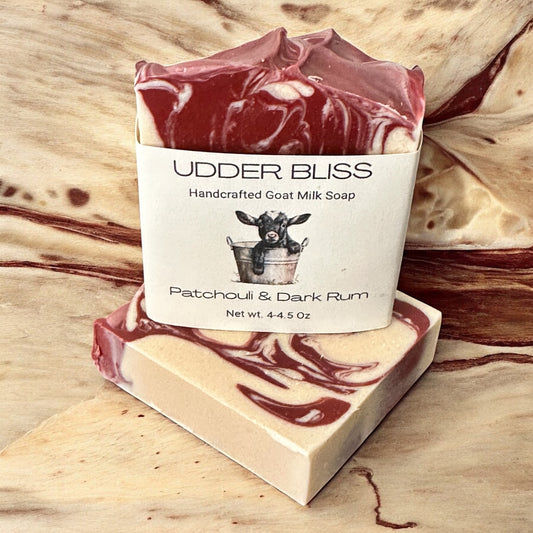 Patchouli & Dark Rum Goat Milk Soap