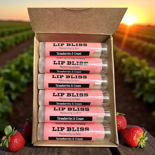 Strawberries & Cream LIP BLISS Moisturizing Lip Balm