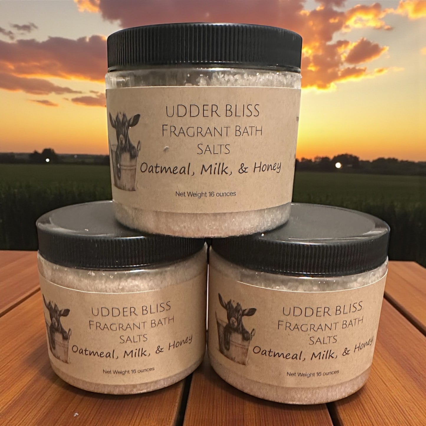 Oatmeal, Milk, & Honey Bath Salts